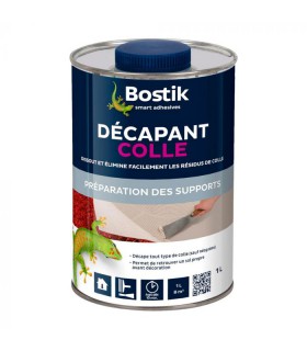 Décapant colle Bostik 1 L - élimine résidus de moquette et sol