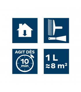 Décapant colle Bostik 1 L - élimine résidus de moquette et sol