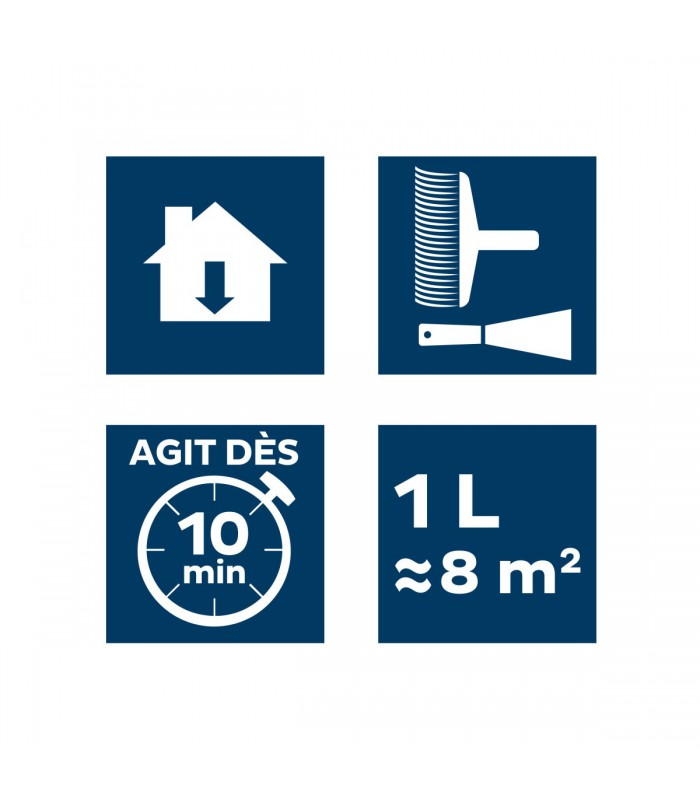 Décapant colle Bostik 1 L - élimine résidus de moquette et sol