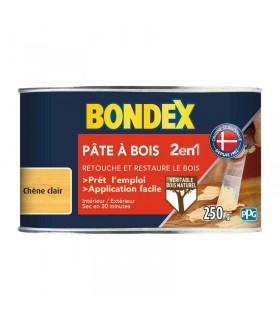 Bondex Pâte à Bois 2 en 1 Rebouche et Restaure