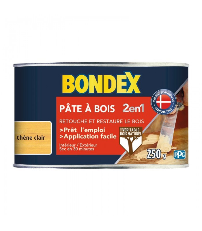 Bondex Pâte à Bois 2 en 1 Rebouche et Restaure
