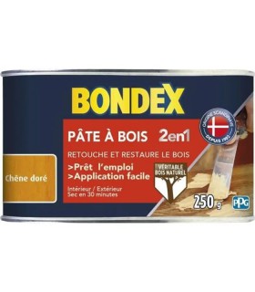 Bondex Pâte à Bois 2 en 1 Rebouche et Restaure