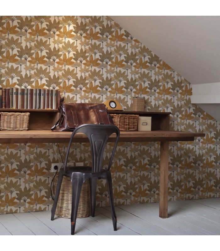 Papier peint BABEL NATUREL - Collection Babylone - CASADECO - Ref. BBLN89711265