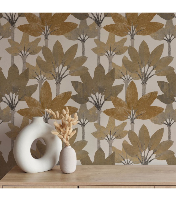 Papier peint BABEL NATUREL - Collection Babylone - CASADECO - Ref. BBLN89711265