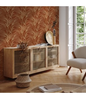 Papier peint SAMARRA ROUILLE - Collection Babylone - CASADECO - Ref. BBLN89728852