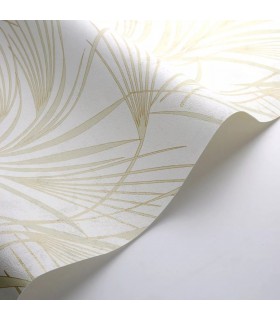 Papier peint SAMARRA VERT AMANDE - Collection Babylone - CASADECO - Ref. BBLN89726028