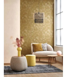 Papier peint Uni STONE OLIVE - Collection Stone 2 - Réf. STND80837777