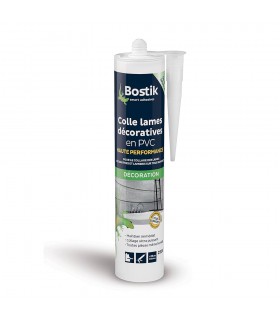 Bostik Colle pour mur spécial lames décoratives PVC