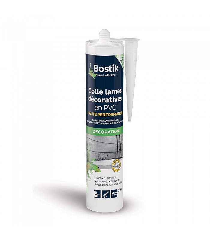Bostik Colle pour mur spécial lames décoratives PVC