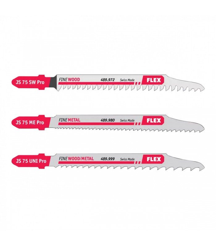 Lot de lames universelles pour scie sauteuse - FLEX