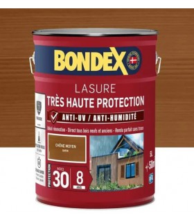 Bondex Lasure Très Haute Protection Satin 8 ans pour bois extérieur