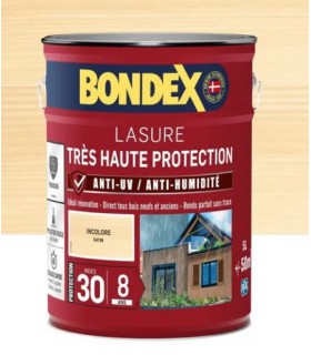 Bondex Lasure Très Haute Protection Satin 8 ans pour bois extérieur