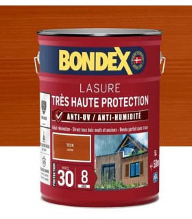 Bondex Lasure Très Haute Protection Satin 8 ans pour bois extérieur