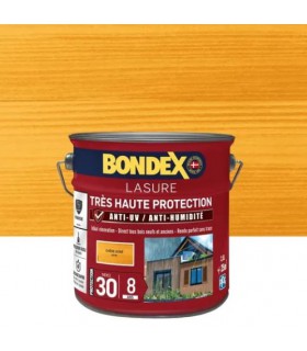 Bondex Lasure Très Haute Protection Satin 8 ans pour bois extérieur