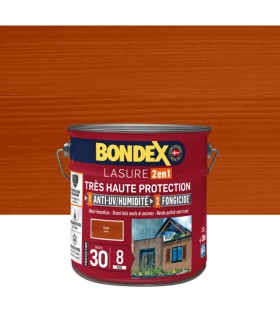 Bondex Lasure Très Haute Protection Satin 8 ans pour bois extérieur