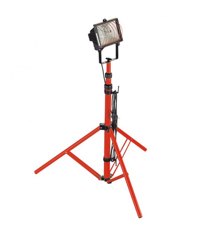 Projecteur de chantier halogène téléscopique