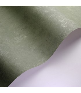 Papier peint Uni STONE VERT ROMARIN - Collection Stone 2 - Réf. STND80837531