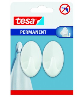 Crochet Ovale Blanc L