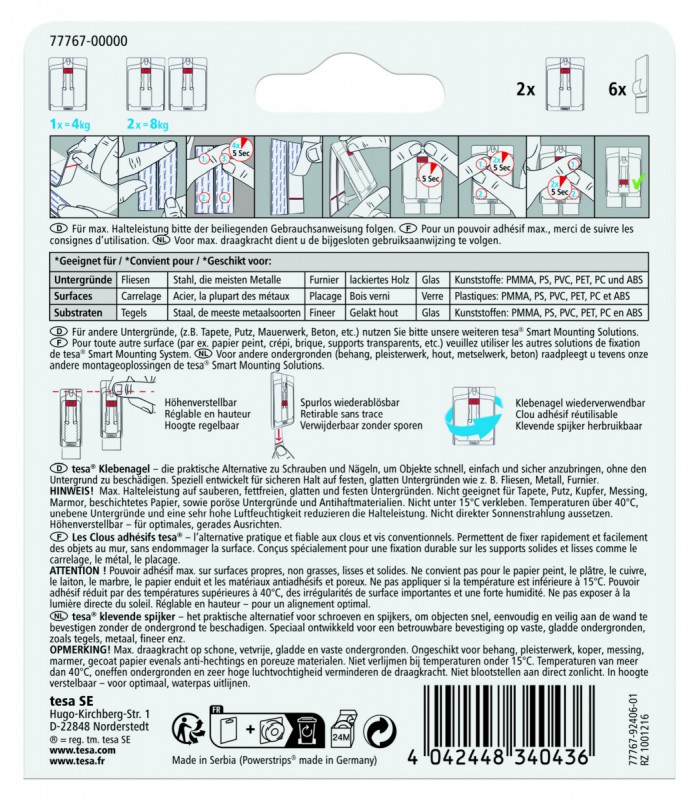 Clou adhésif carrelage & métal 4kg