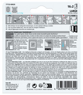 LANGUETTE ADHESIVE CADRE 16X2 L