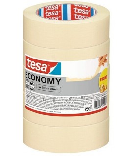 Lot de rubans de masquage Tesa Economy x5 - 50m X 30mm