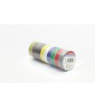 Rouleau Isolation Électrique Geko Mix Couleur - Lot de 10 - 10mX15mm