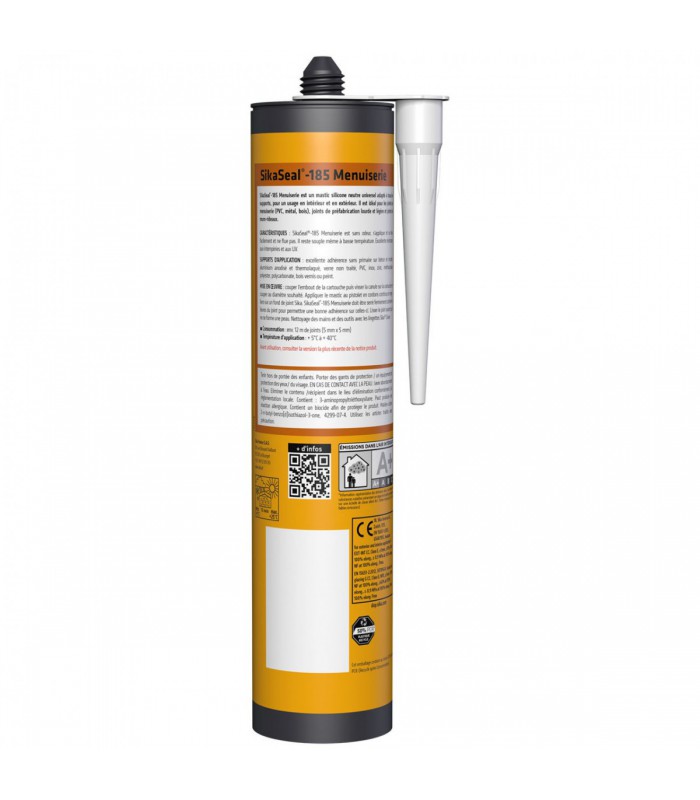 Mastic Spécial Menuiserie Sikaseal 185 Beige 300ml