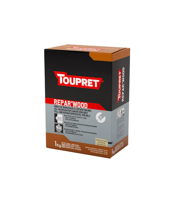 Enduit bois poudre Repar Wood Toupret 1kg