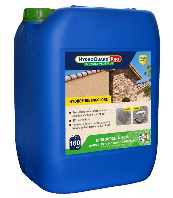 HydroGuard Pro Formule Végétale - Hydrofuge et Imperméabilisant haute performance matériaux poreux