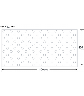 Dalle podotactile Accessdal en polyuréthane Romus