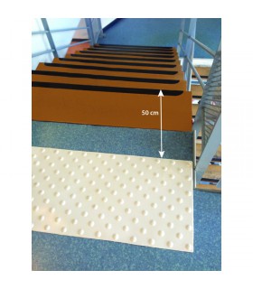 Dalle podotactile Accessdal en polyuréthane Romus