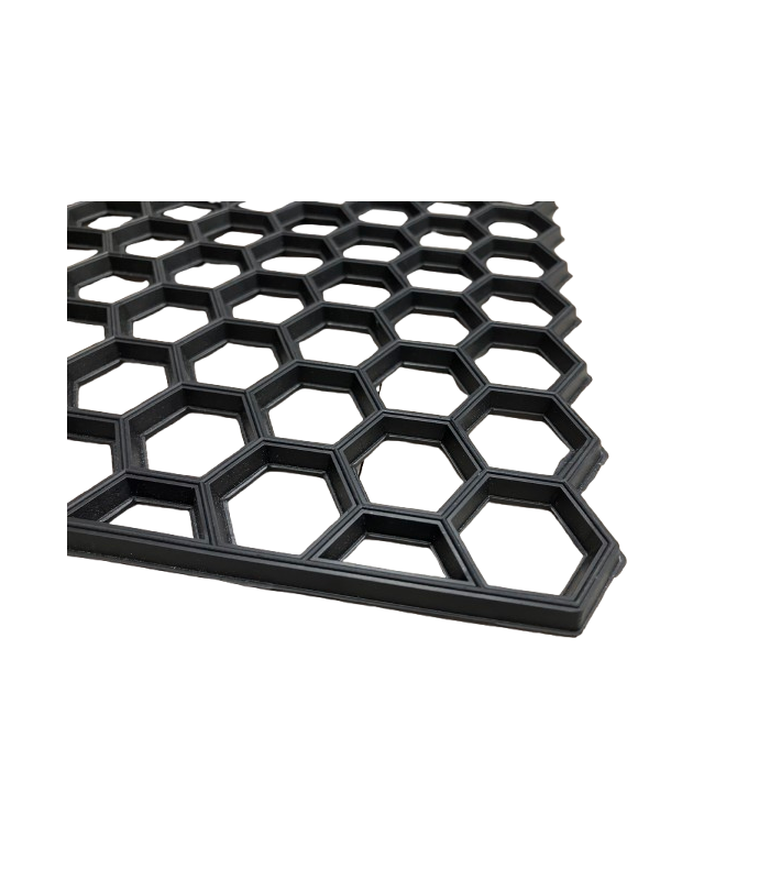 Tapis d'extérieur en PVC recyclé HEGAXONE 56 x 36 cm