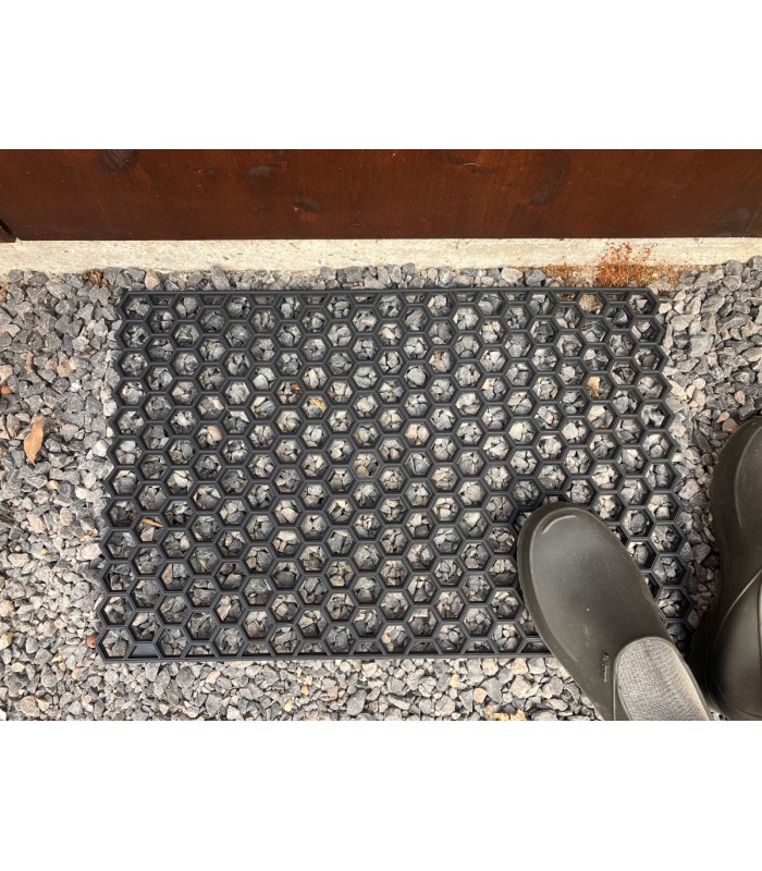 Tapis d'extérieur en PVC recyclé HEGAXONE 56 x 36 cm