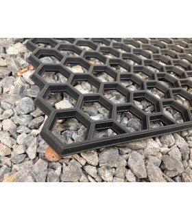 Tapis d'extérieur en PVC recyclé HEGAXONE 56 x 36 cm
