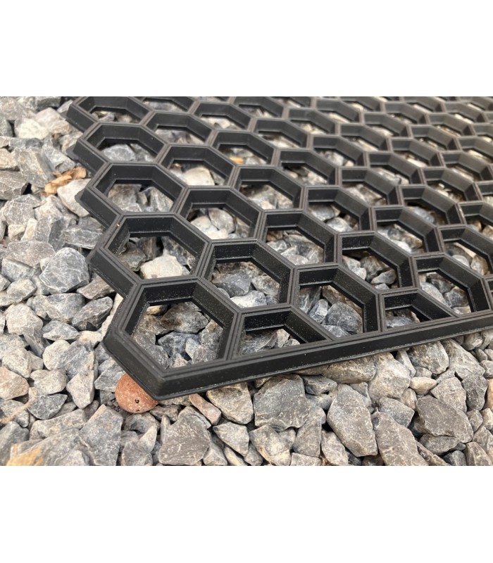 Tapis d'extérieur en PVC recyclé HEGAXONE 56 x 36 cm