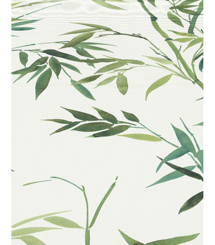 Papier peint Erismann, Collection Martinique - Intissé grainé, Décor : BAMBOU TON MARRON