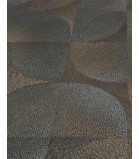 Papier peint Erismann, Collection Martinique - Intissé grainé, Décor : HARMONY MARRON