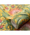 Papier peint Erismann, Collection Martinique - Intissé grainé, Décor : EXOTIC JAUNE