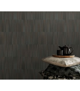 Papier peint Erismann, Collection Martinique - Intissé grainé, Décor : OXIDIZED MARRON