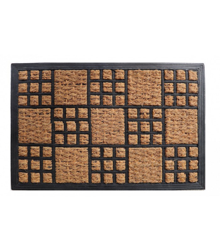 Tapis Coco et Caoutchouc Lin 40x60cm