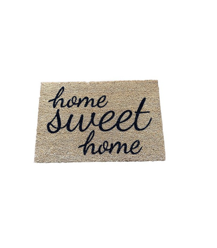 Tapis Coco Home Sweet Home Envers PVC 40x60 cm