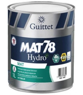 Guittet Mat 78 HydroPlus Peinture Acrylique de Finition Murs et Plafonds - Mat