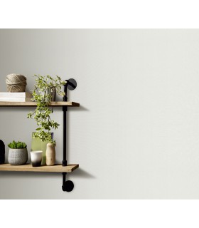 Papier peint Erismann, Collection Martinique - Intissé grainé, Décor : RETREAT VERT