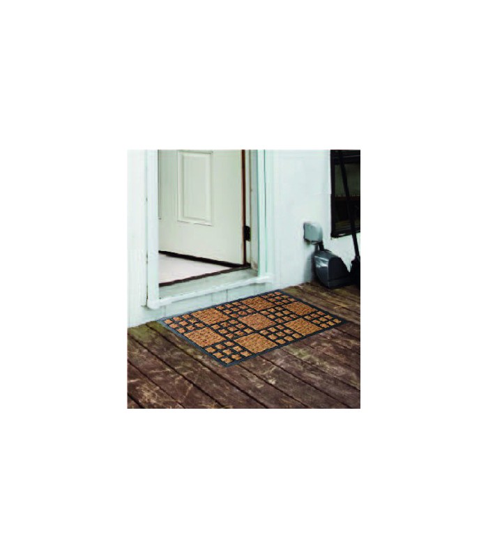 Tapis Coco et Caoutchouc Lin 40x60cm