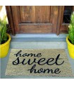 Tapis Coco Home Sweet Home Envers PVC 40x60 cm