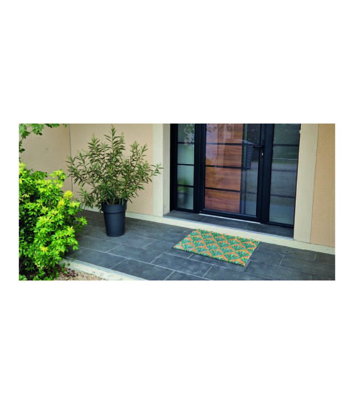 Tapis coco Lotus envers PVC 40 x 60 cm