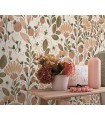 Papier peint Erismann - La Terrasse floral terracotta -1051811