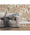 Papier peint Erismann - La Terrasse floral terracotta -1051811
