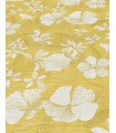 Papier peint Erismann - La Terrasse floral jaune moutarde - 1051903