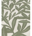 Papier peint Erismann - La Terrasse - feuillage vert sauge - 1052107